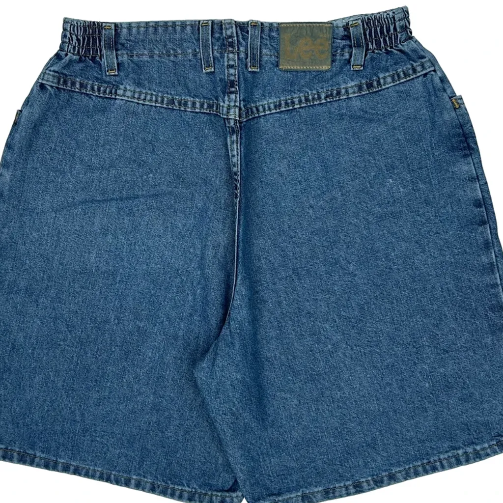 Lee Denim Shorts - 32W 8L Blue Denim - Image 7