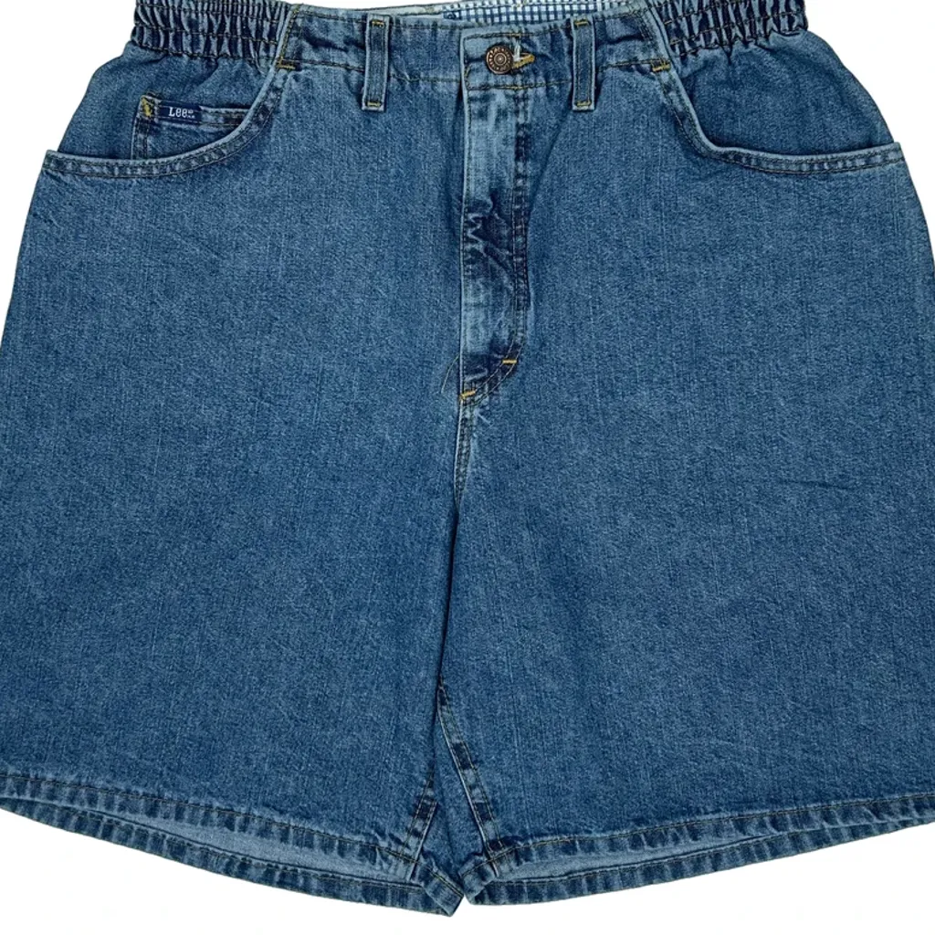Lee Denim Shorts - 32W 8L Blue Denim - Image 9