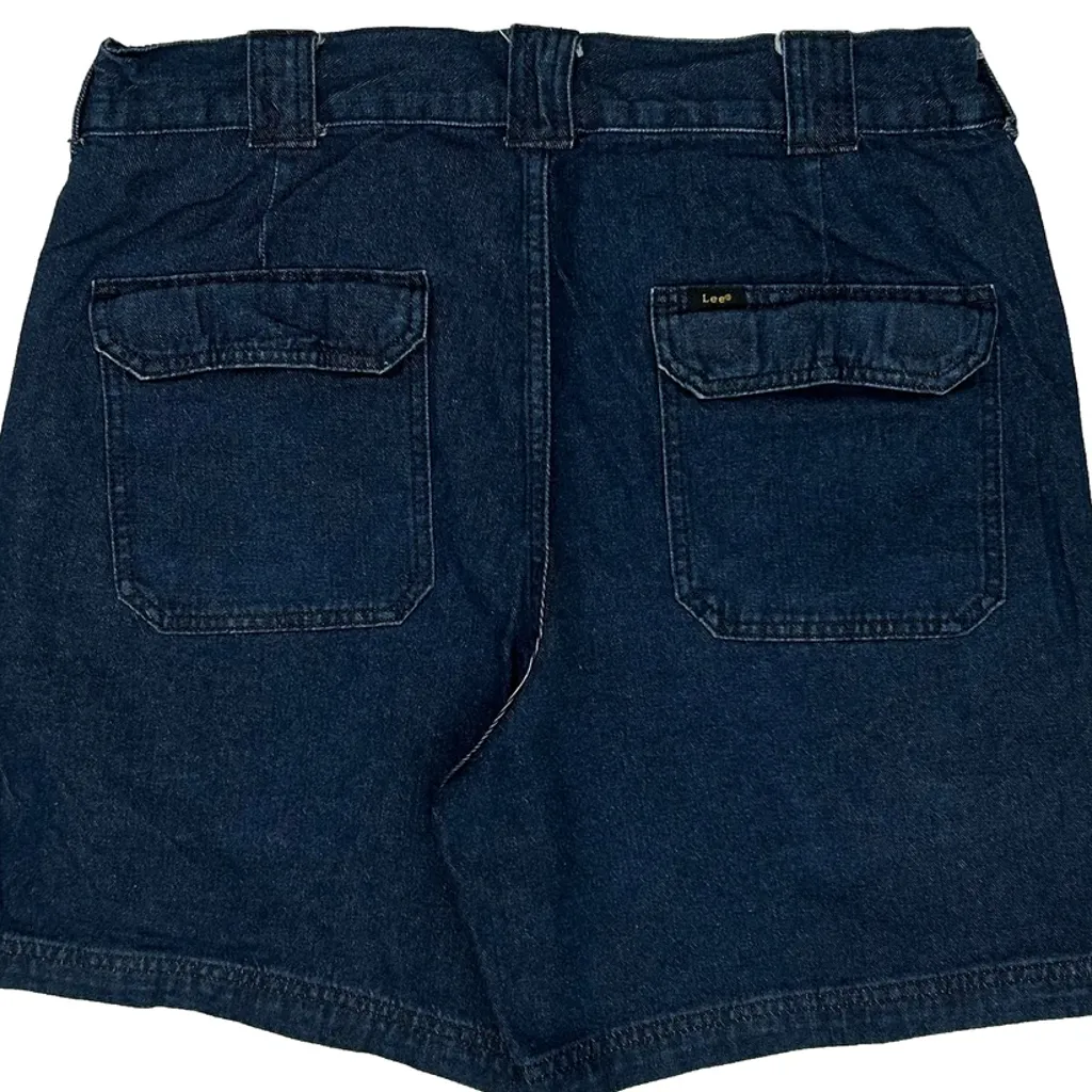 Lee Denim Shorts - 33W 6L Blue Cotton - Image 8
