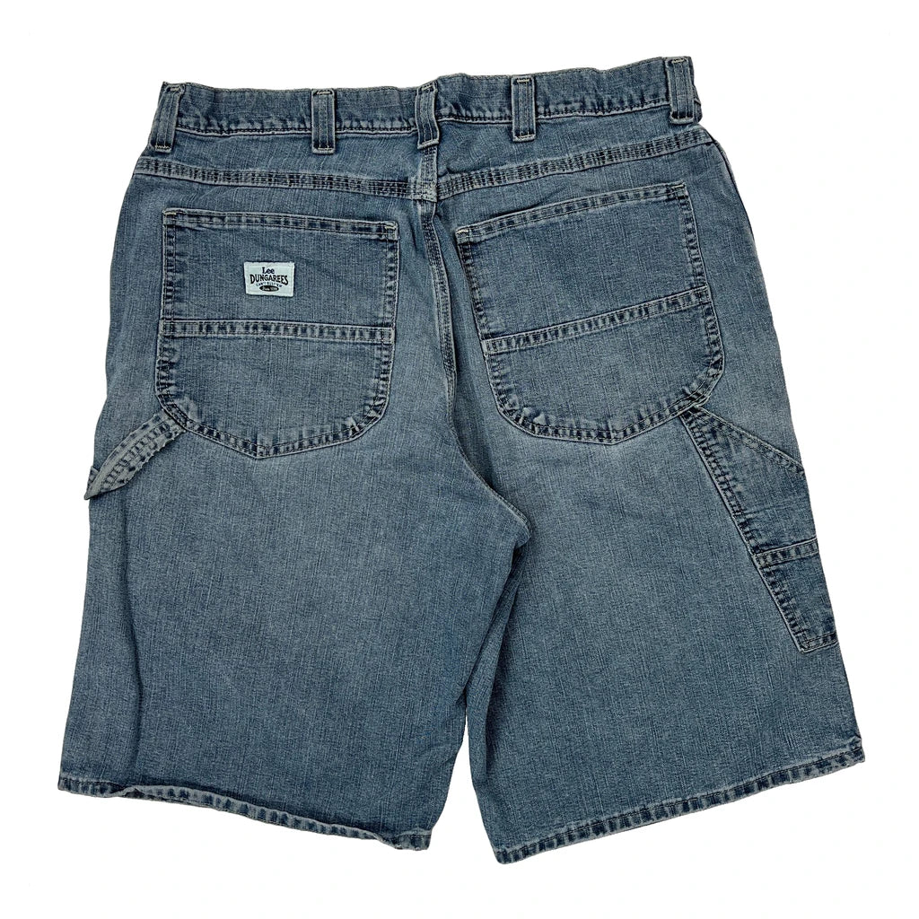 Lee Denim Shorts - 34W 10L Blue Denim