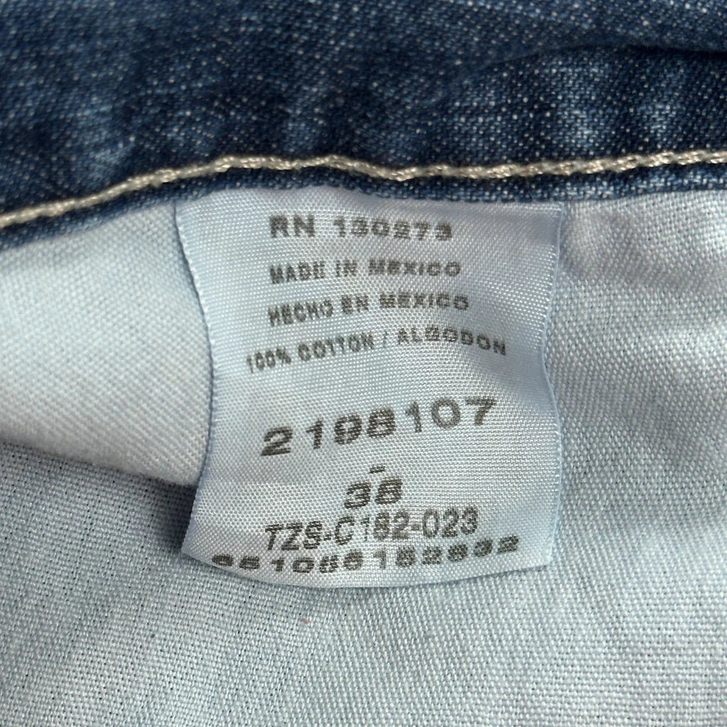 Lee Denim Shorts - 38W 10L Blue Cotton - Image 6