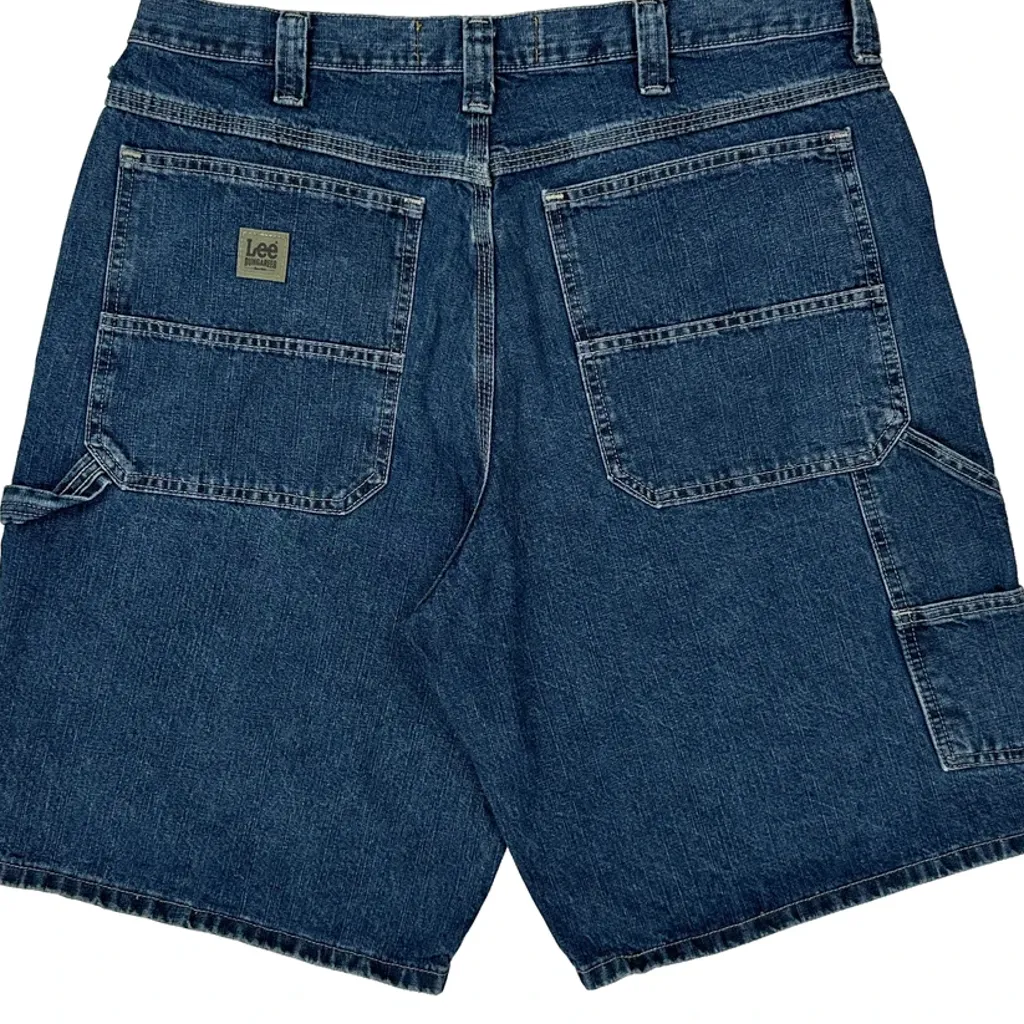 Lee Denim Shorts - 38W 10L Blue Cotton - Image 8