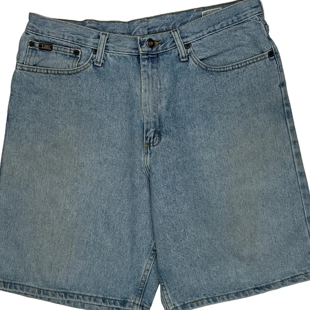 Lee Denim Shorts - 33W 10L Light Wash Cotton - Image 10