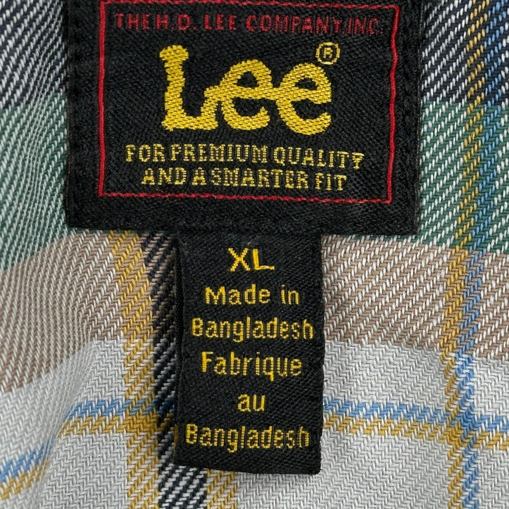 Lee Checked Flannel Shirt - XL Multicoloured Cotton - Image 3