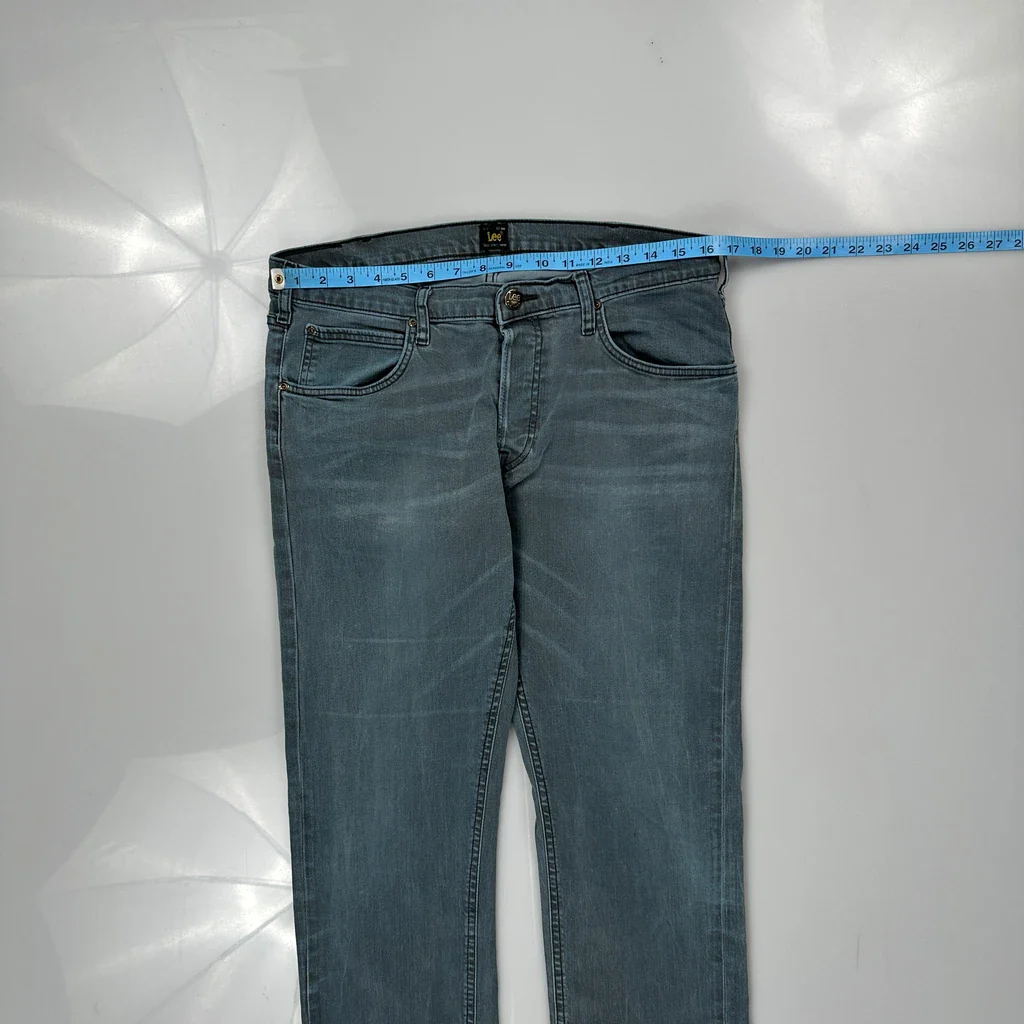 Lee Jeans - 32W 35L Grey Cotton - Image 3