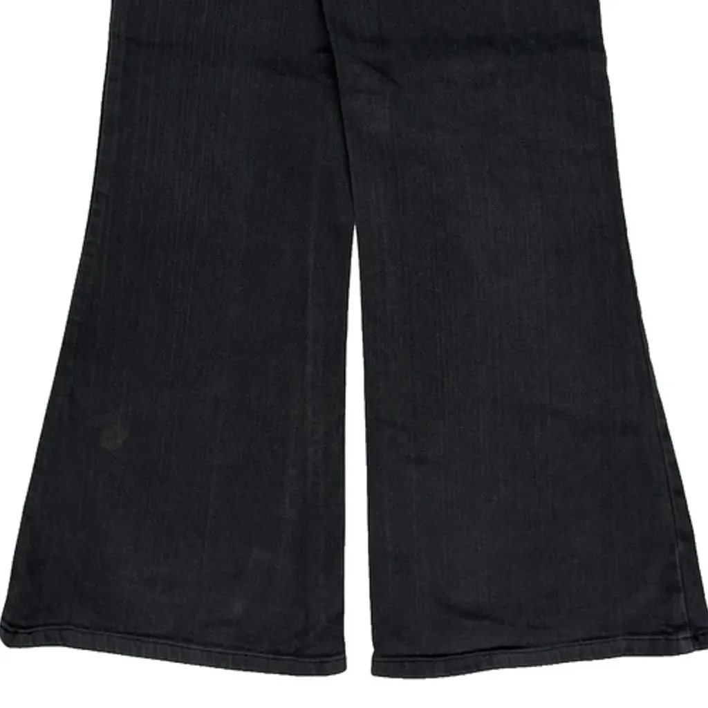 Lee Flared Jeans - 24W UK 4 Black Denim - Image 6