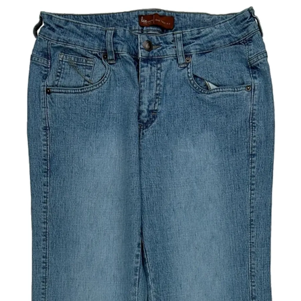 Lee Boot Cut Jeans - 28W UK 8 Blue Cotton - Image 10