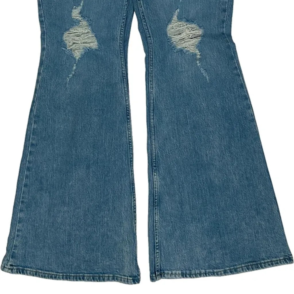 Lee Flared Jeans - 29W UK 10 Blue Cotton - Image 10