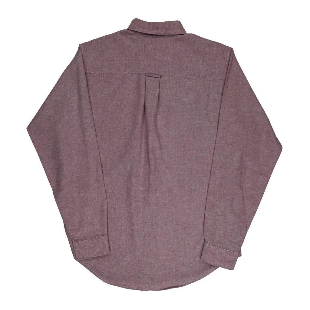 Lee Shirt - Medium Burgundy Cotton Blend - Image 2