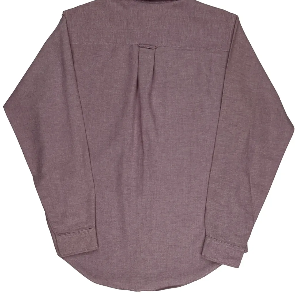 Lee Shirt - Medium Burgundy Cotton Blend - Image 6