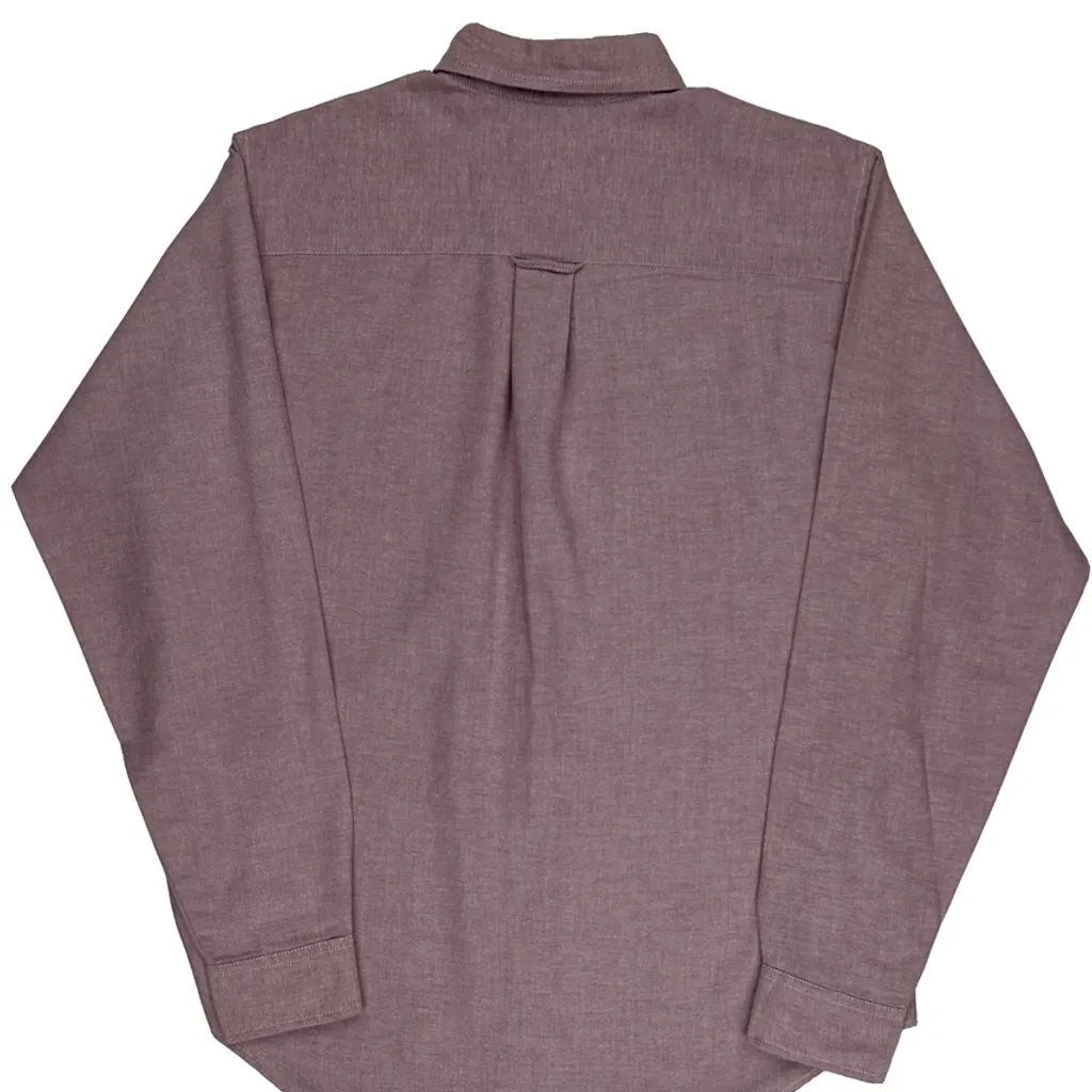 Lee Shirt - Medium Burgundy Cotton Blend - Image 7