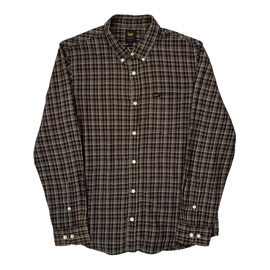 Lee Checked Shirt - Medium Multicoloured Cotton