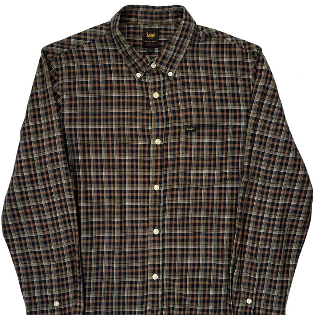 Lee Checked Shirt - Medium Multicoloured Cotton - Image 5
