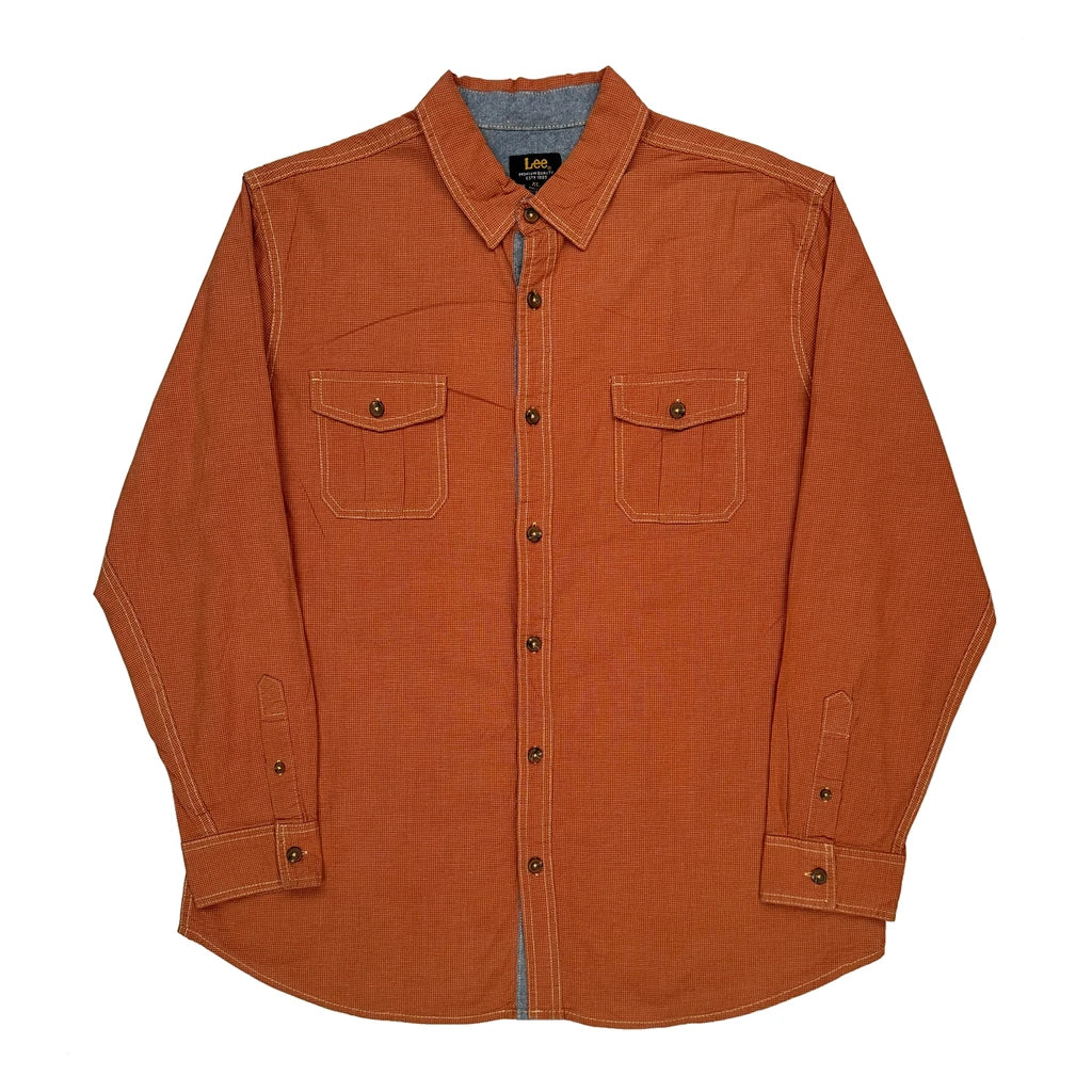 Lee Shirt - XL Orange Cotton