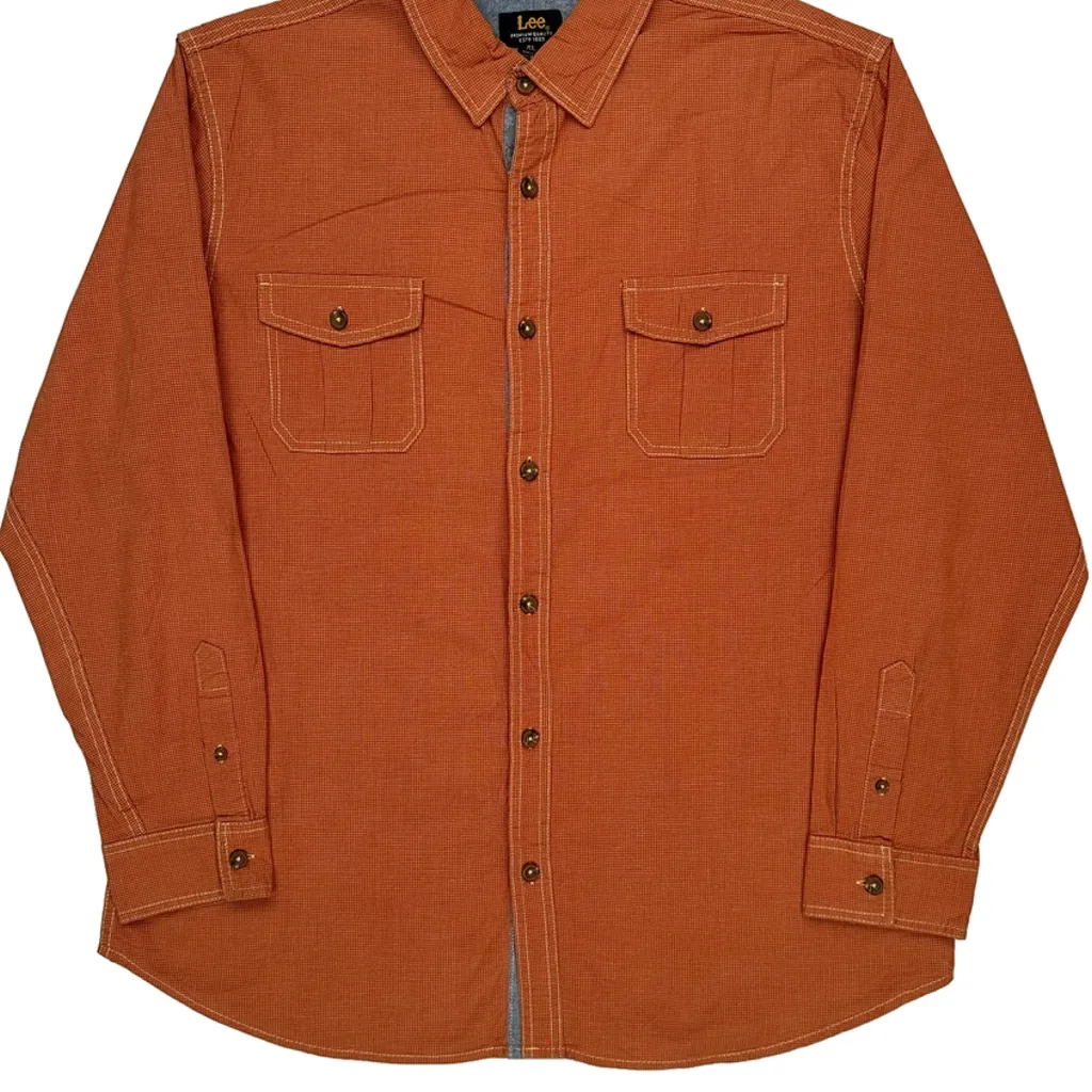 Lee Shirt - XL Orange Cotton - Image 5