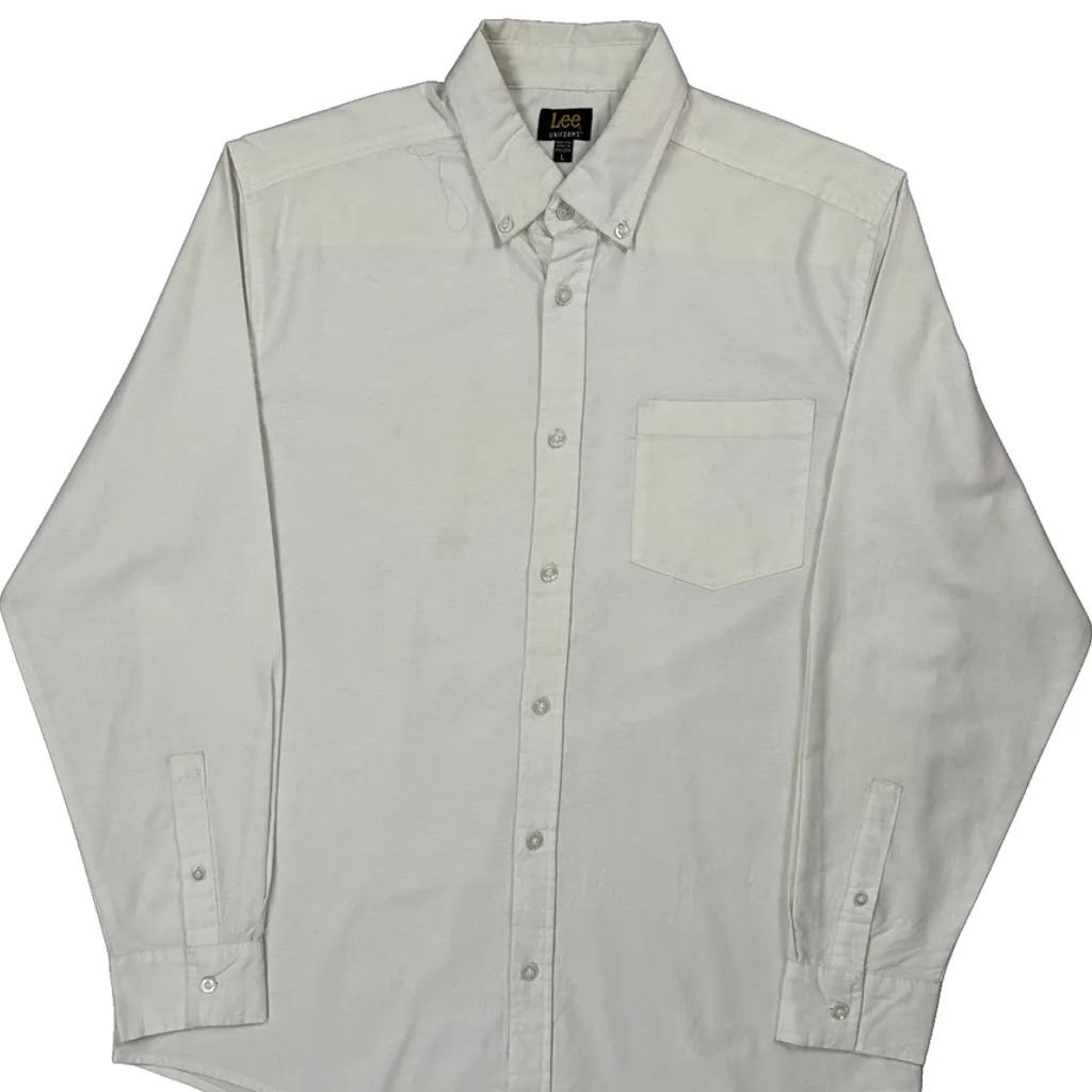 Lee Shirt - Large White Cotton - Image 4