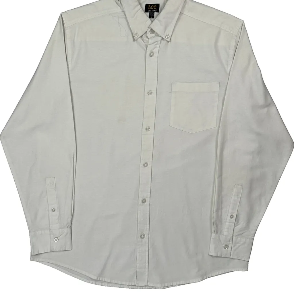 Lee Shirt - Large White Cotton - Image 5