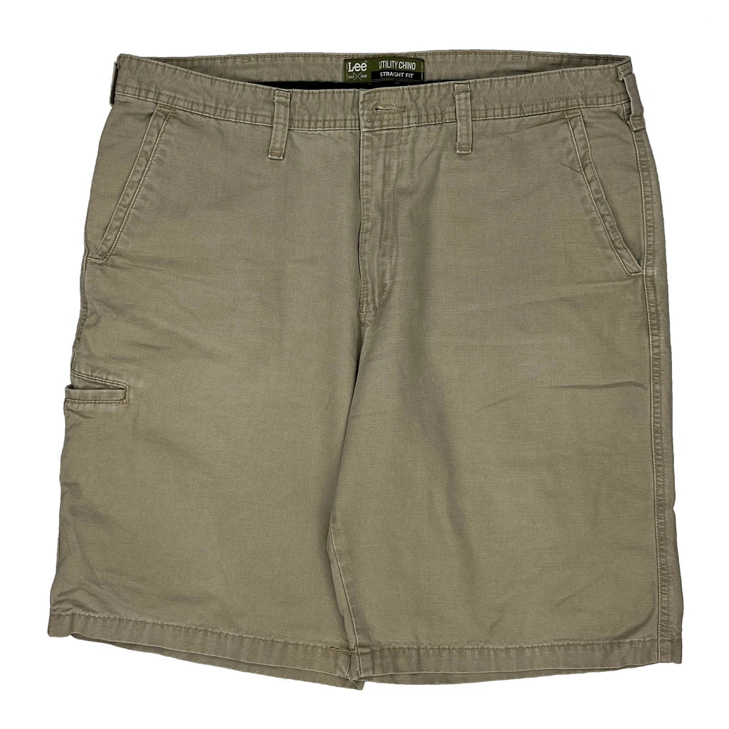 Lee Shorts - 36W 10L Beige Cotton - Image 2