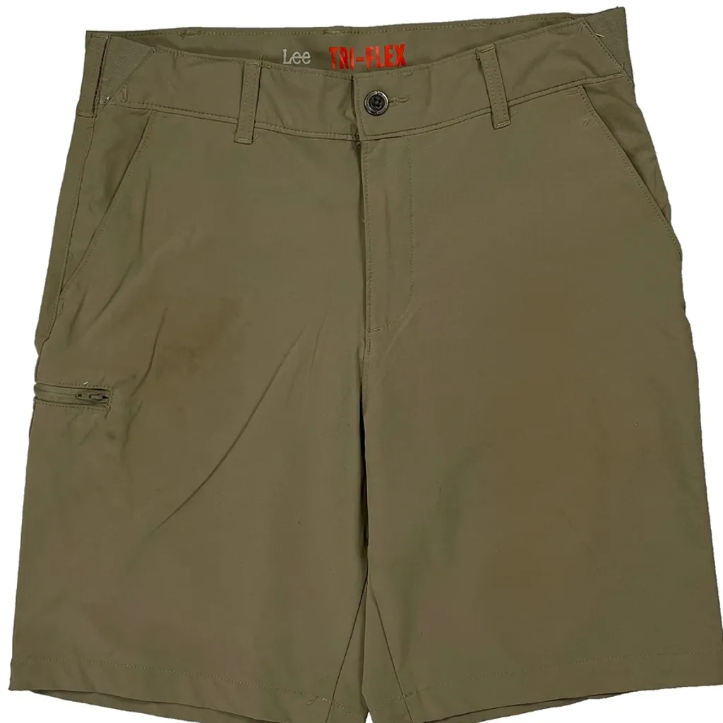 Lee Shorts - 32W 9L Khaki Cotton Blend - Image 9