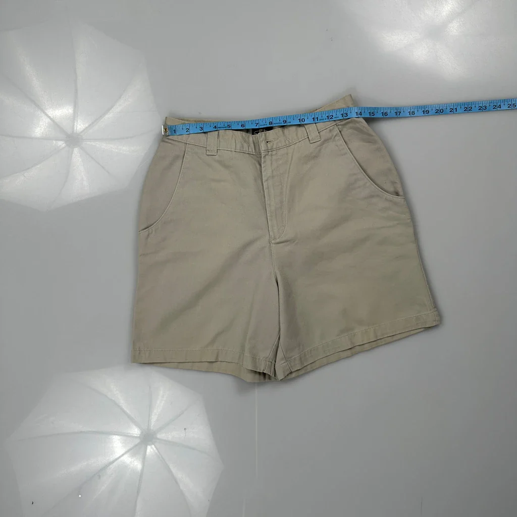 Lee Shorts - 28W UK 8 Beige Cotton - Image 3