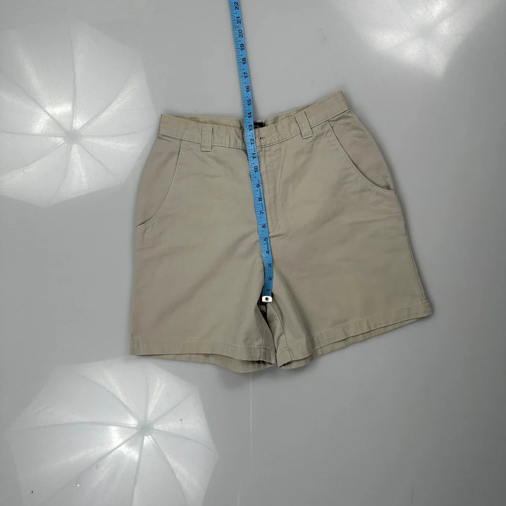 Lee Shorts - 28W UK 8 Beige Cotton - Image 4
