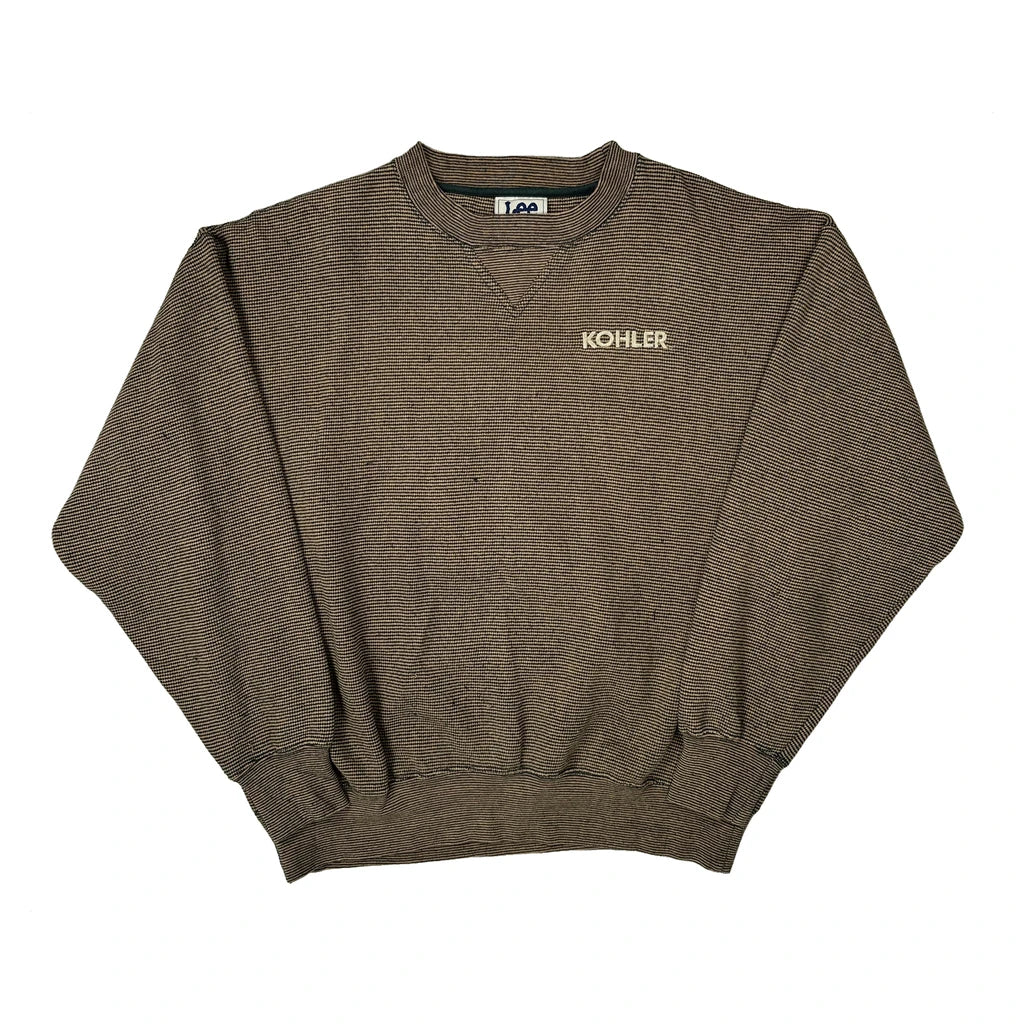Lee Sport Sweatshirt - Medium Brown Polyester Blend