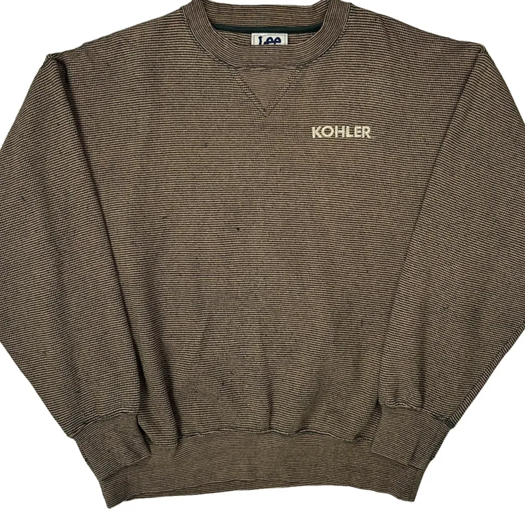 Lee Sport Sweatshirt - Medium Brown Polyester Blend - Image 4
