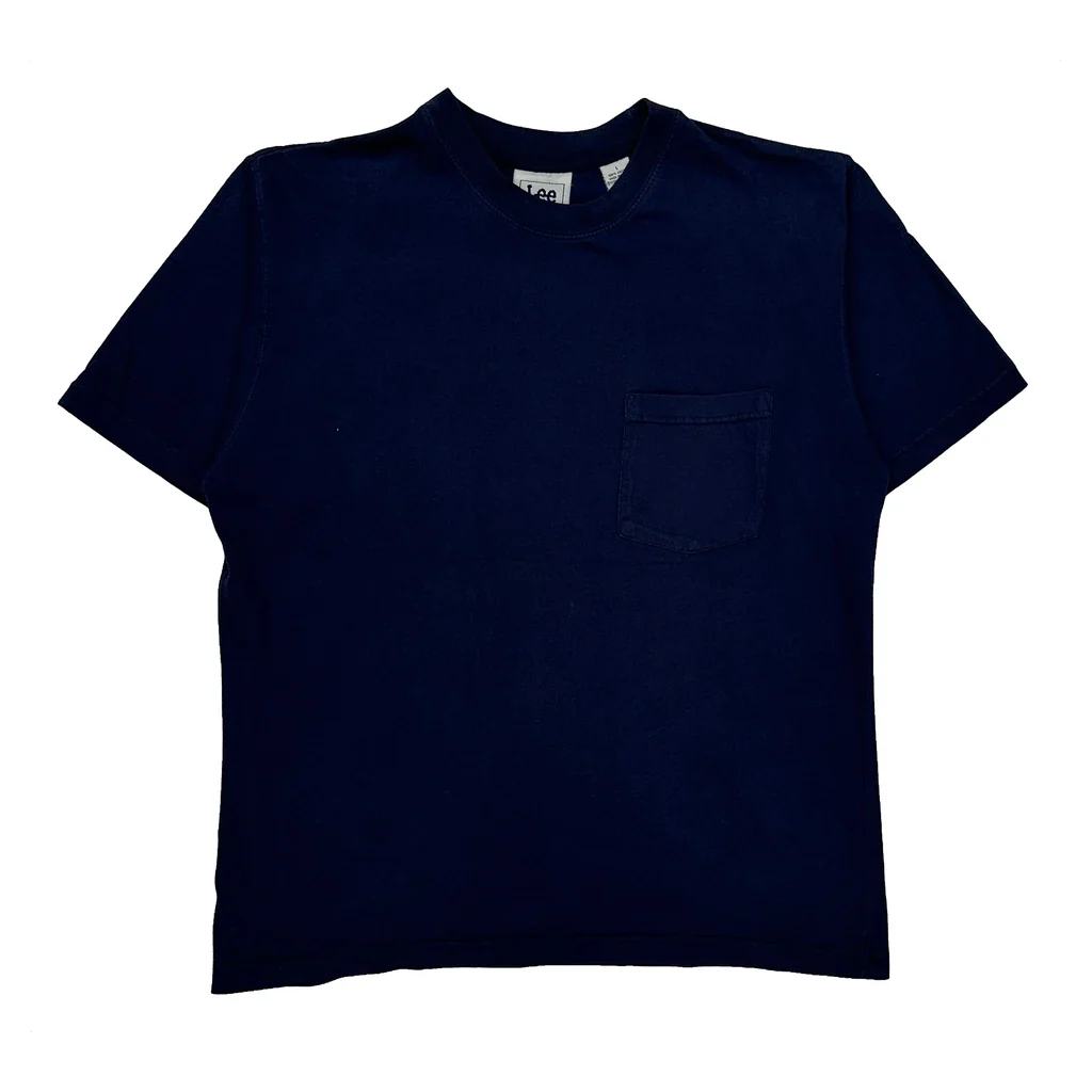Lee Sport T-Shirt - Large Navy Cotton