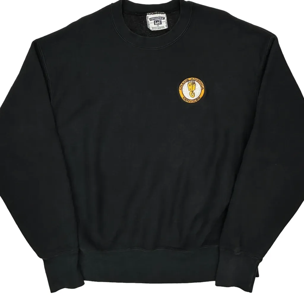 Lee Sweatshirt - XL Black Cotton - Image 7