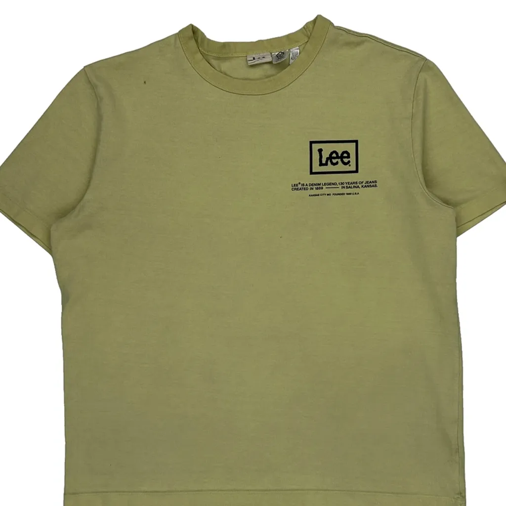 Lee T-Shirt - Small Yellow Cotton - Image 5