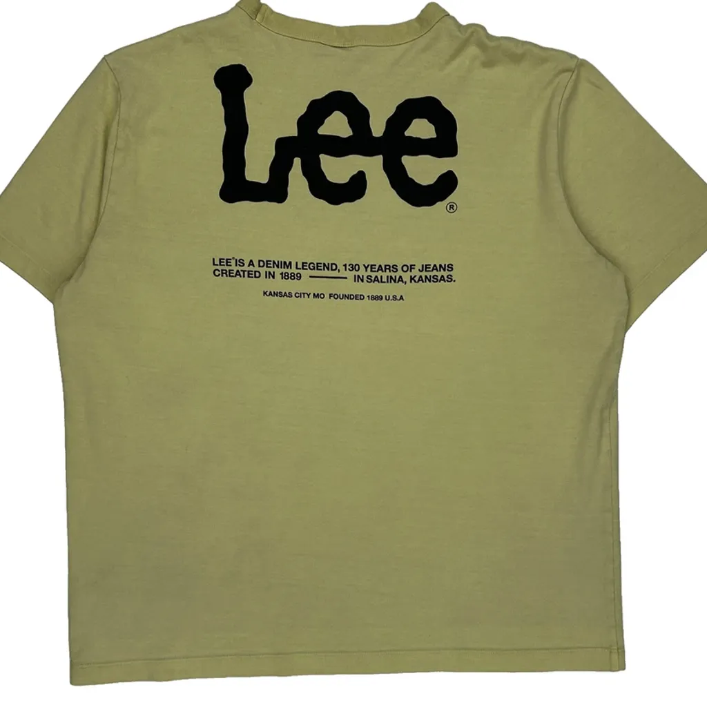 Lee T-Shirt - Small Yellow Cotton - Image 6