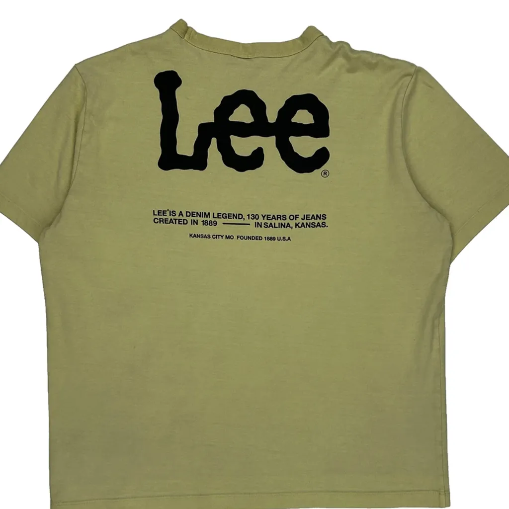 Lee T-Shirt - Small Yellow Cotton - Image 7