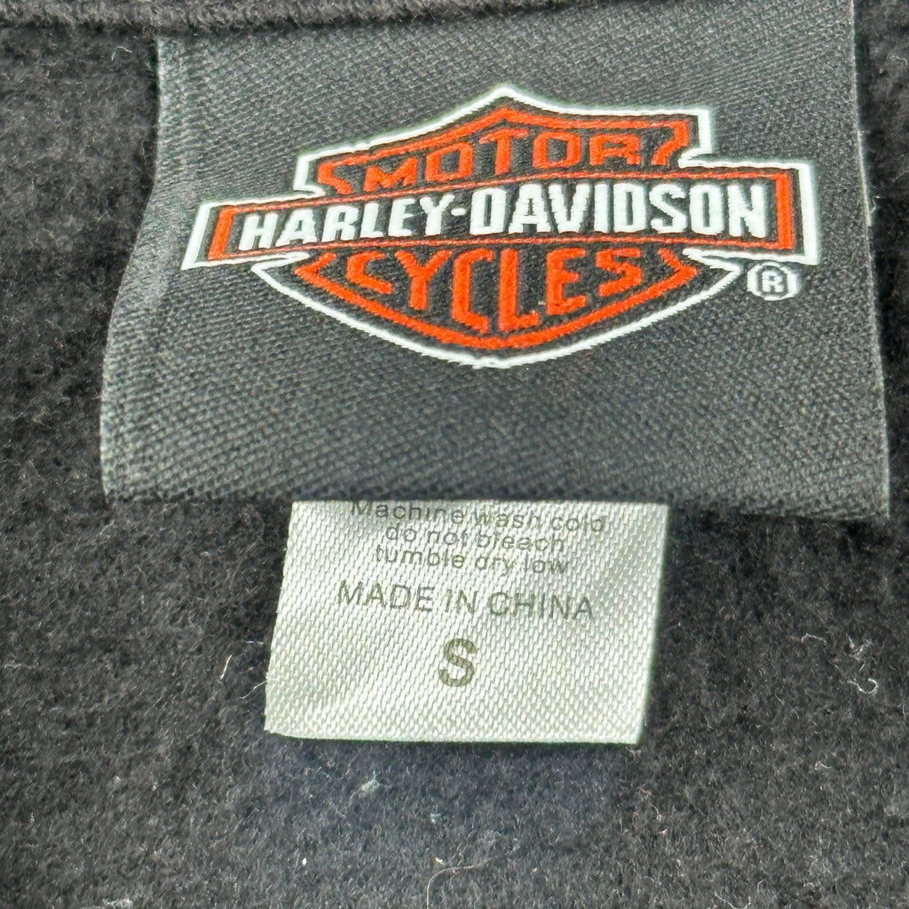 Legendary Motorcycles Harley Davidson Track Jacket - Small Black Cotton - Image 3