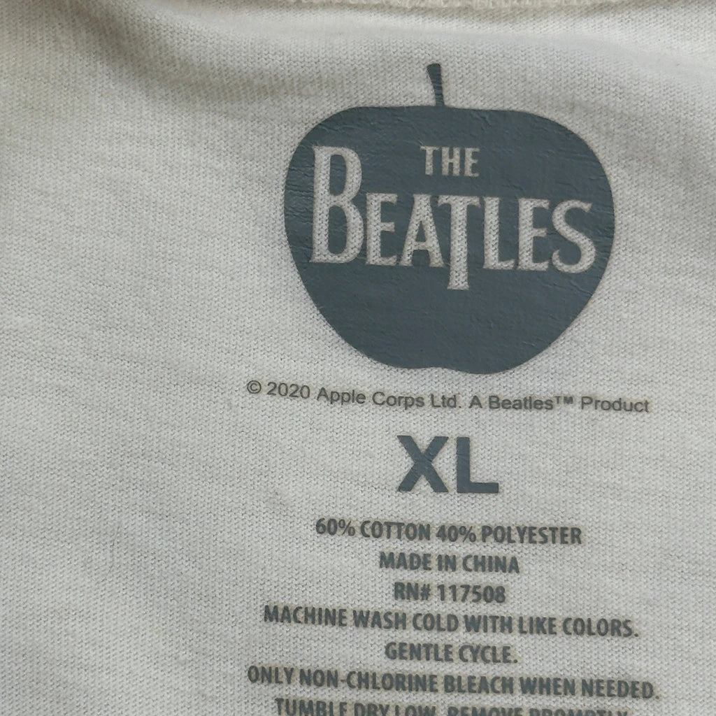 Let It Be The Beatles Band T-Shirt - XL Cream Cotton Blend - Image 3
