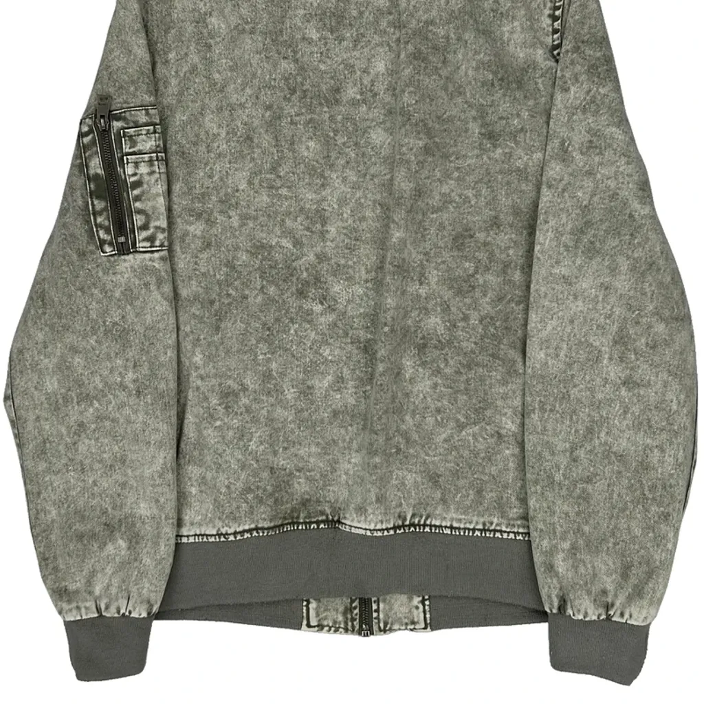 Levis Bomber Jacket - Large Grey Cotton - Image 7