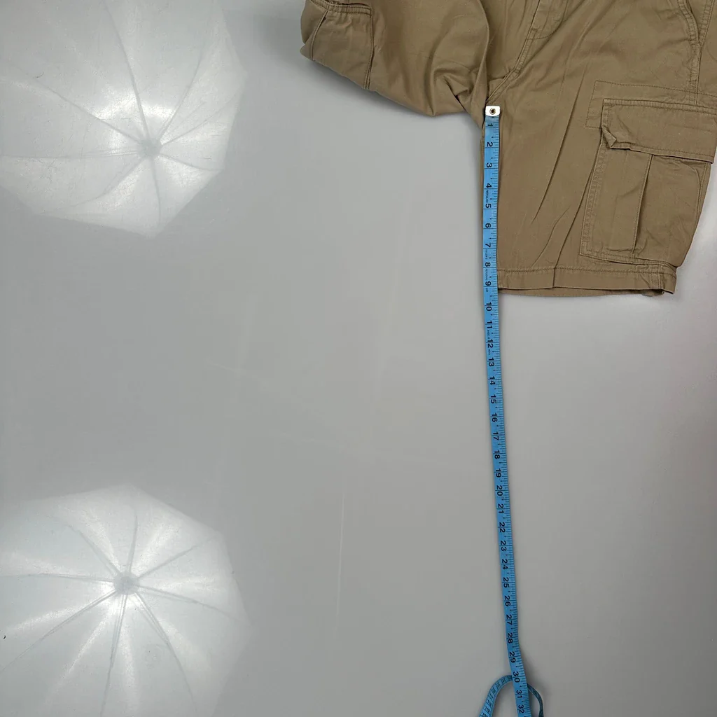 Levis Cargo Shorts - 29W 11L Beige Cotton - Image 5