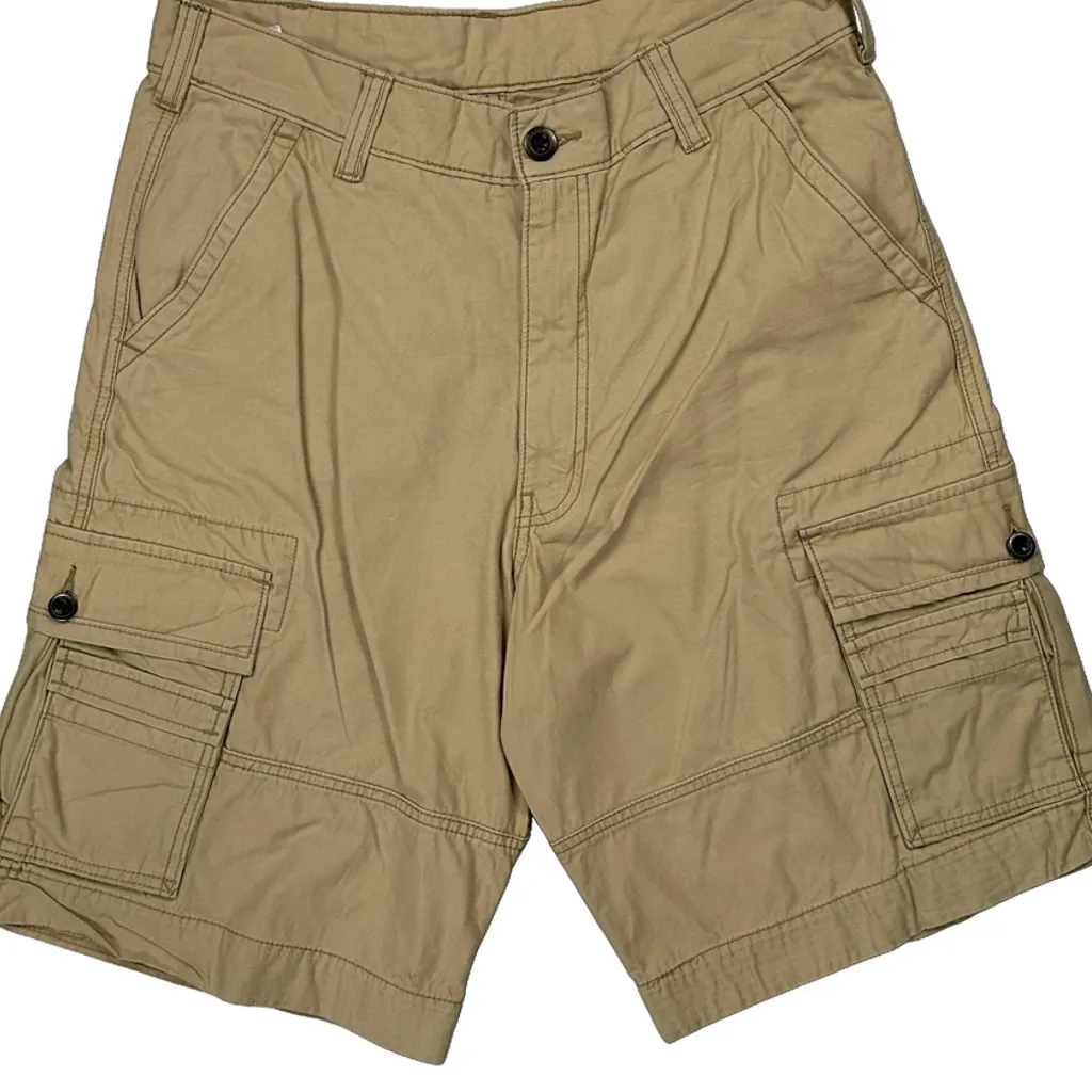 Levis Cargo Shorts - 32W 11L Beige Cotton - Image 9
