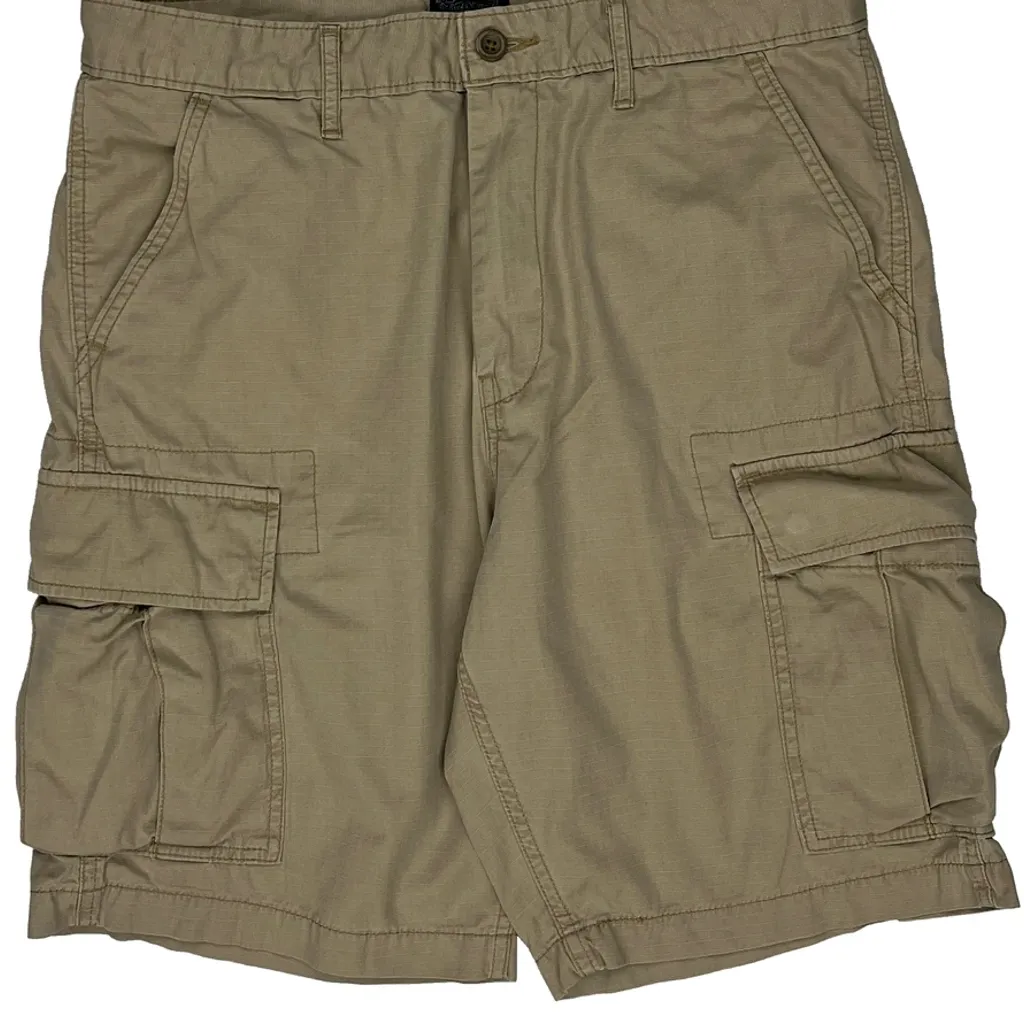 Levis Cargo Shorts - 33W 10L Beige Cotton - Image 10