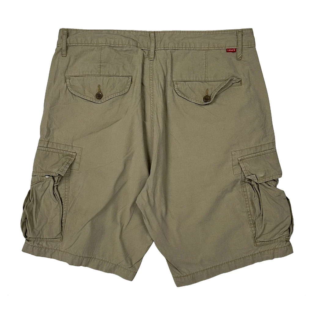 Levis Cargo Shorts - 34W 9L Beige Cotton
