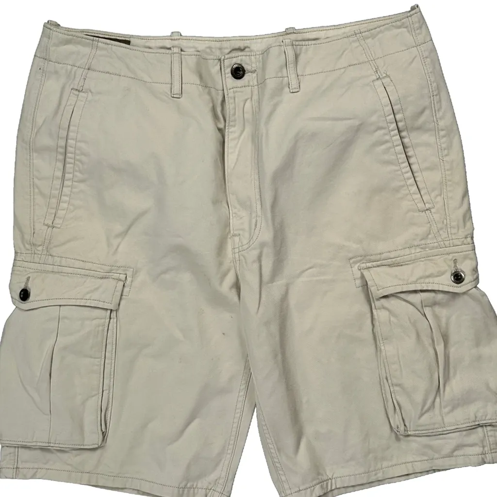 Levis Cargo Shorts - 36W 11L Beige Cotton - Image 10