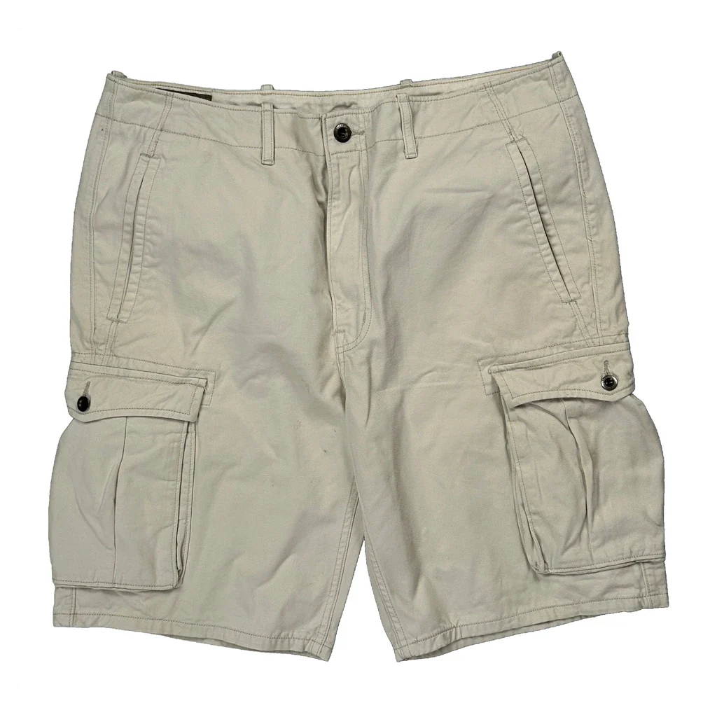 Levis Cargo Shorts - 36W 11L Beige Cotton - Image 2