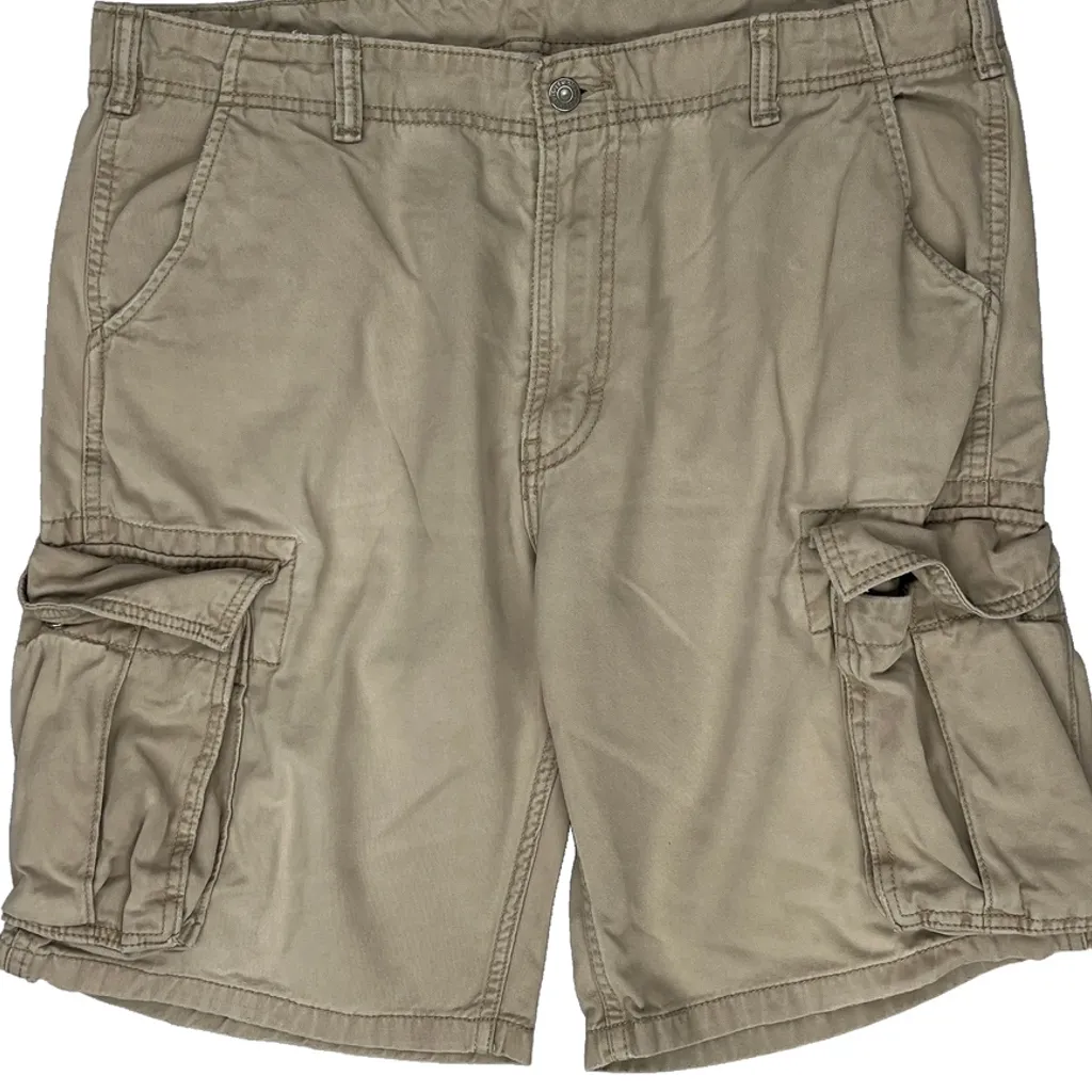 Levis Cargo Shorts - 36W 10L Beige Cotton - Image 9