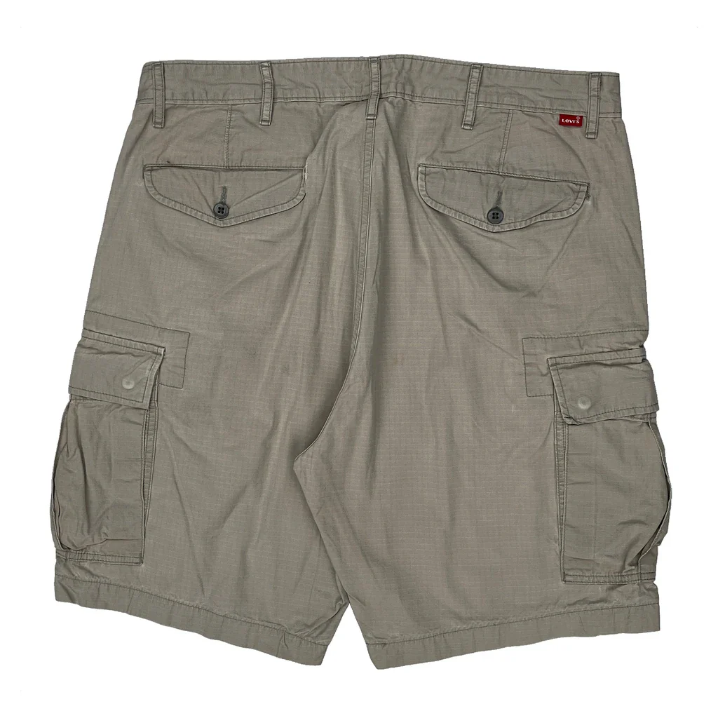 Levis Cargo Shorts - 36W 10L Beige Cotton