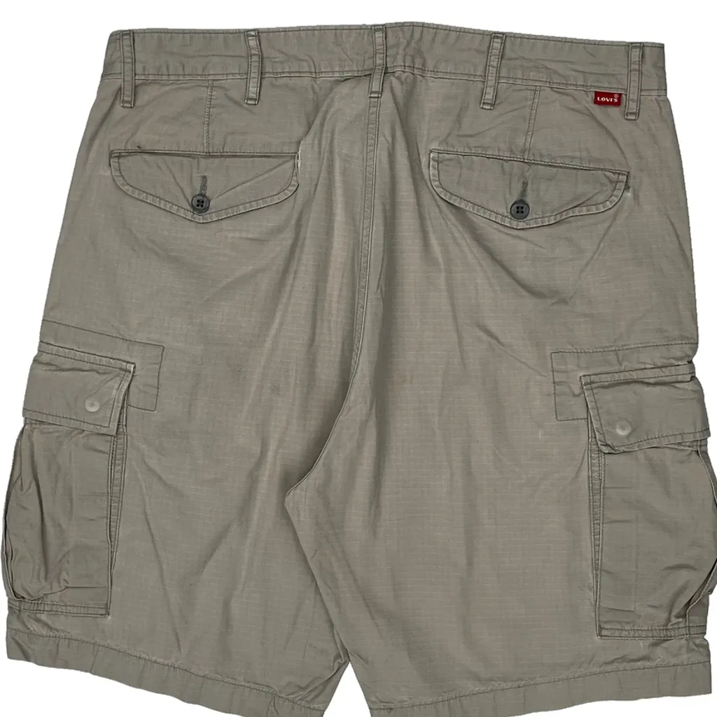 Levis Cargo Shorts - 36W 10L Beige Cotton - Image 6