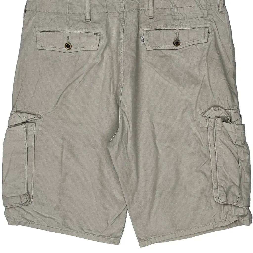 Levis Cargo Shorts - 36W 10L Beige Cotton - Image 6