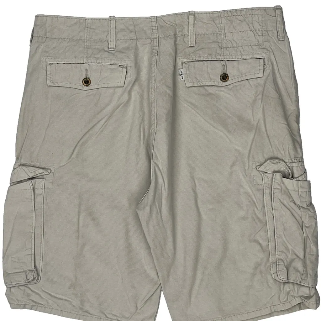 Levis Cargo Shorts - 36W 10L Beige Cotton - Image 7