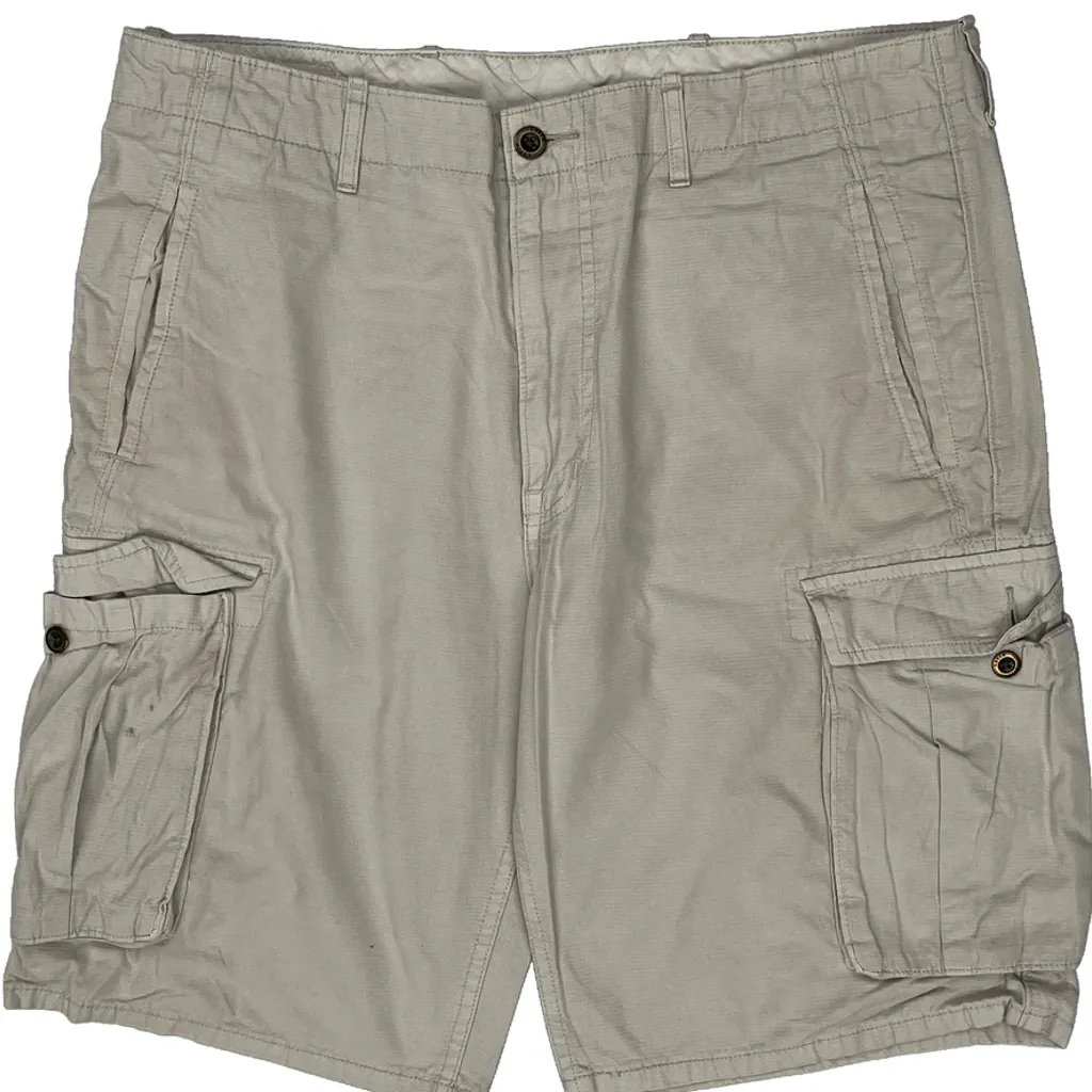 Levis Cargo Shorts - 36W 10L Beige Cotton - Image 9
