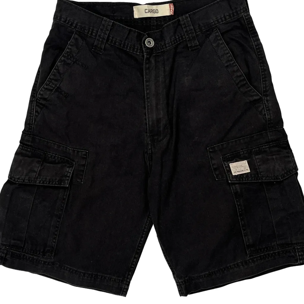 Levis Cargo Shorts - 29W 11L Black Cotton - Image 9
