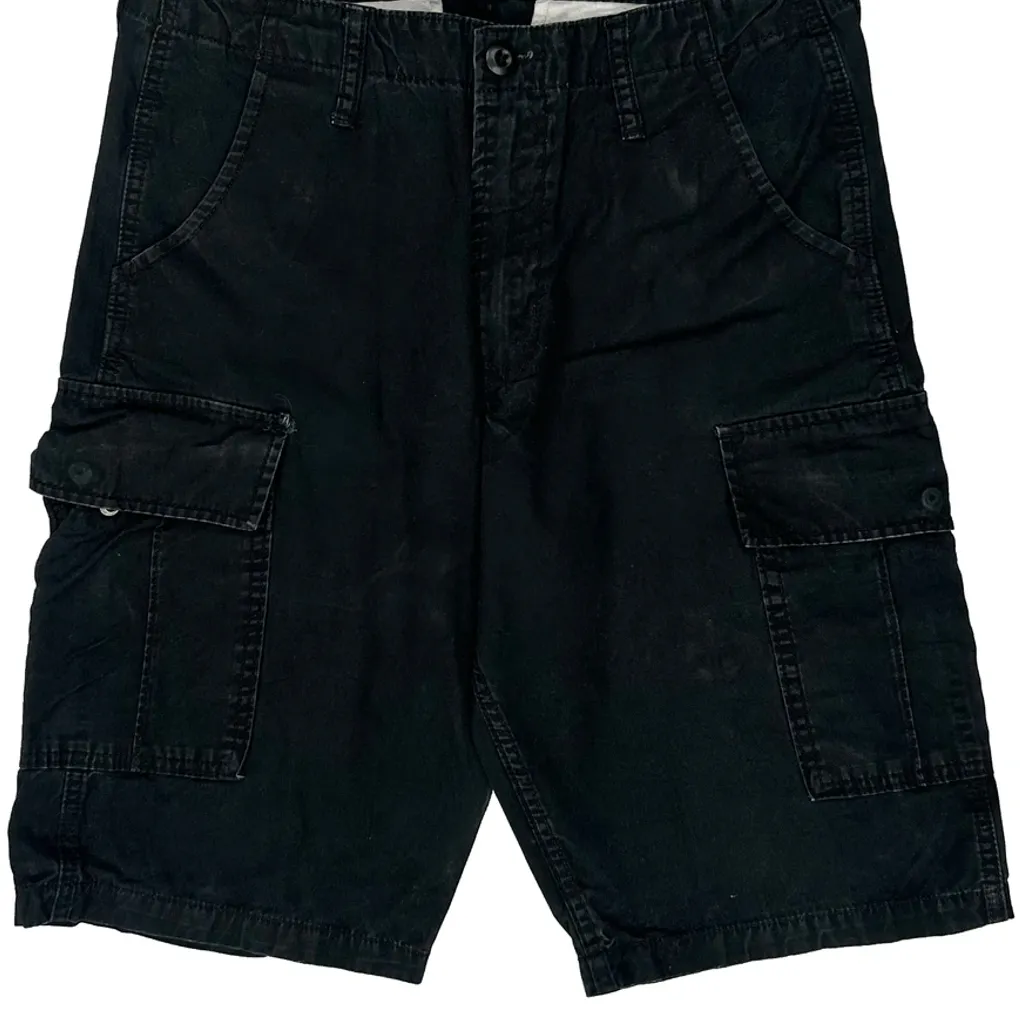 Levis Cargo Shorts - 31W 11L Black Cotton - Image 10