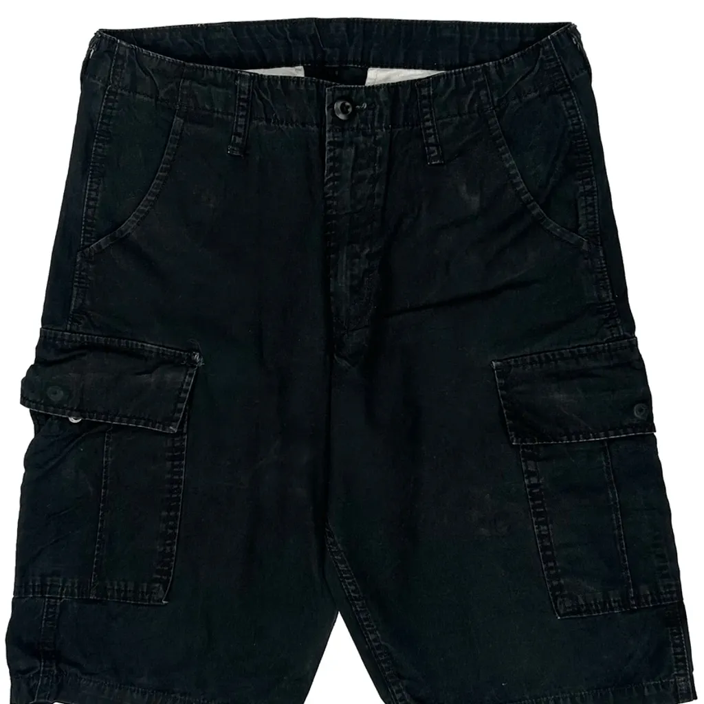 Levis Cargo Shorts - 31W 11L Black Cotton - Image 11